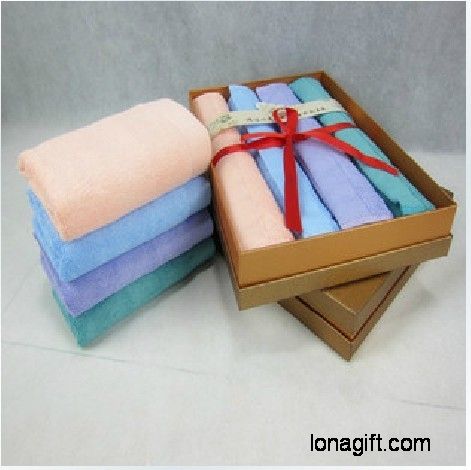 竹纤维加厚毛巾礼盒装