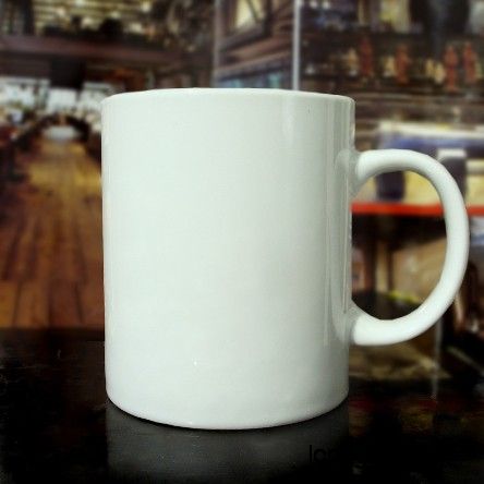 纯白系列大方马克陶瓷杯