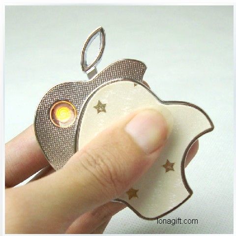 苹果环保USB充电打火机